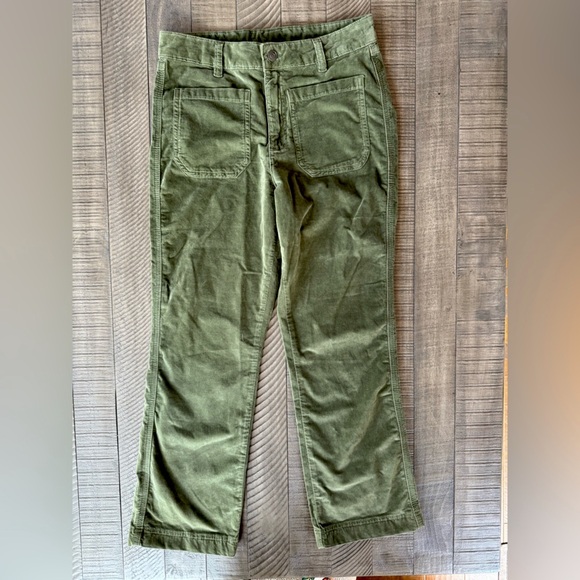 Free People - High Time Velvet Cropped Kick Flare Pants Women’s Size 10 (NWOT) - Picture 6 of 13